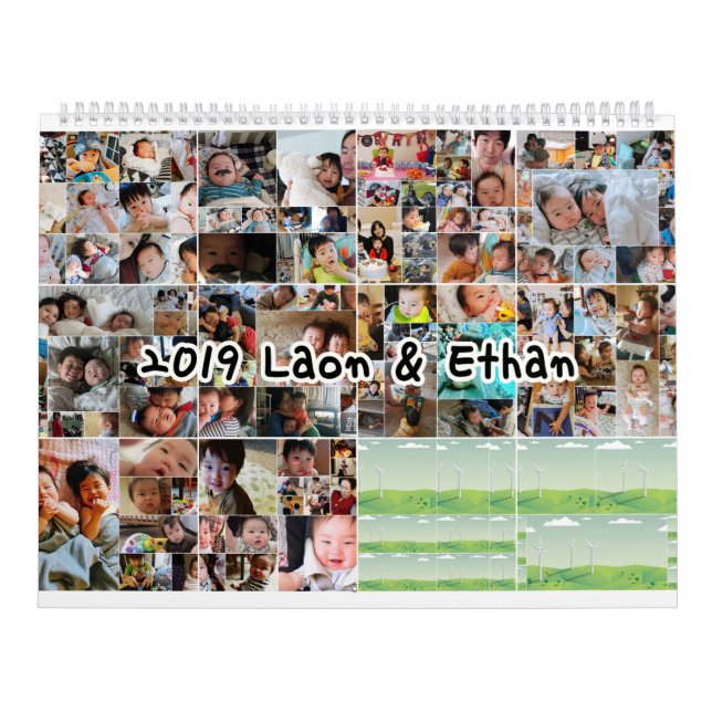 Calendário personalizado foto do bebê (Capa)