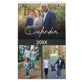 Calendário Personalizado para Família e Amigos de Fotografias