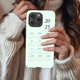 Calendário Personalizado Pastel Mint 2025