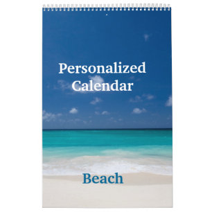 Calendário Personalizado - Praia