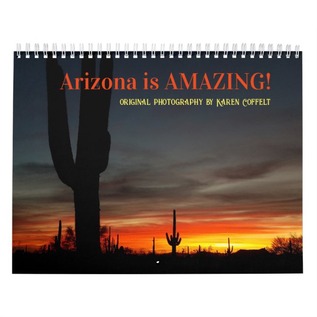 Calendário Personalizar Torne Sua Própria Arizona Um Calendár (Capa)