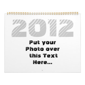 Calendário Personalizável 2012