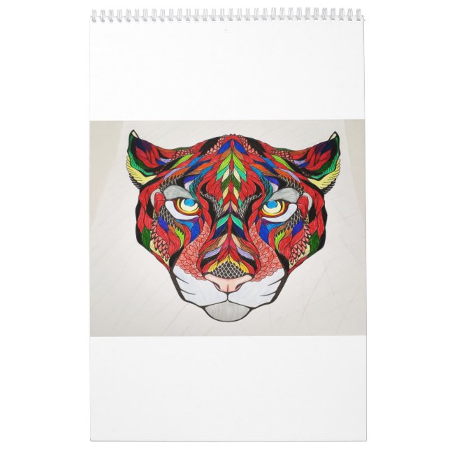 Calendário Personalizável do Tiger (Capa)