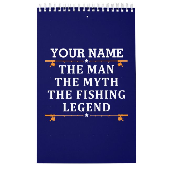 Calendário Personalizou O Homem O Mito Da Lenda De Pesca (Capa)