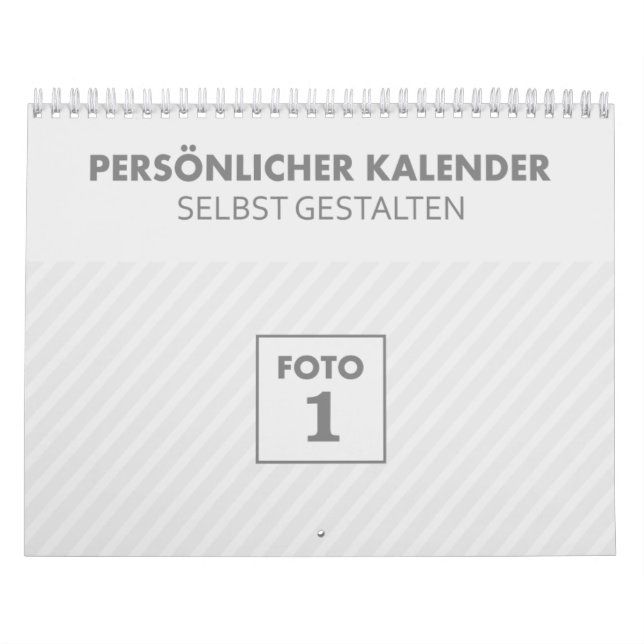Calendário Persönlicher selbst gestalten 2024 familie foto (Capa)
