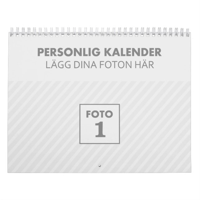 Calendário Personlig 2024 familjekalender fotokalender årskal (Capa)