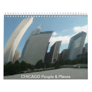 Calendário Pessoas & lugares de CHICAGO