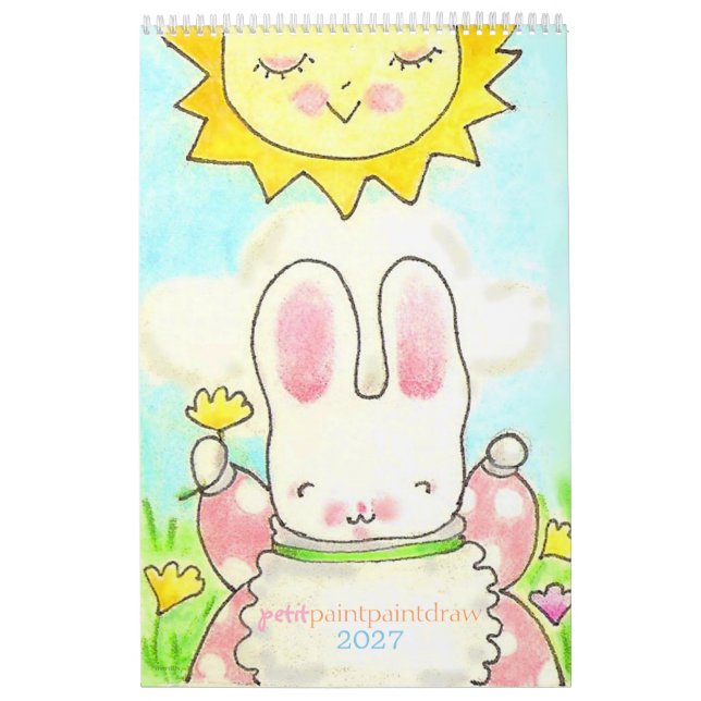 Calendário petitpaintpaintdraw 2027 (Capa)