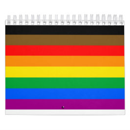 Calendário Philly Rainbow Pride Flag