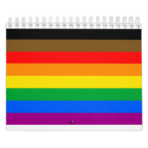 Calendário Philly Rainbow Pride Flag