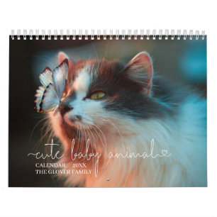 Calendário Pho Personalizado da Família Moderna Minimalista E