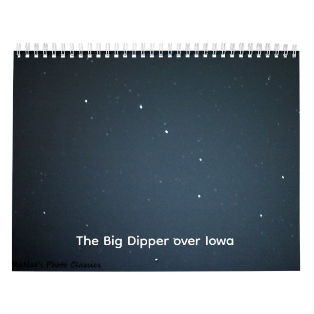 Calendário Photos of the Sky /Two Page MediumCalendar, White (Capa)