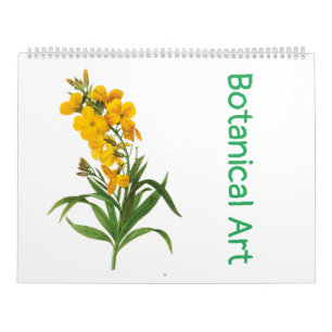 Calendário Pierre-Joseph Redouté Botânica Art