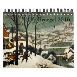 Calendário Pieter Bruegel o 2016 pequeno mais velho