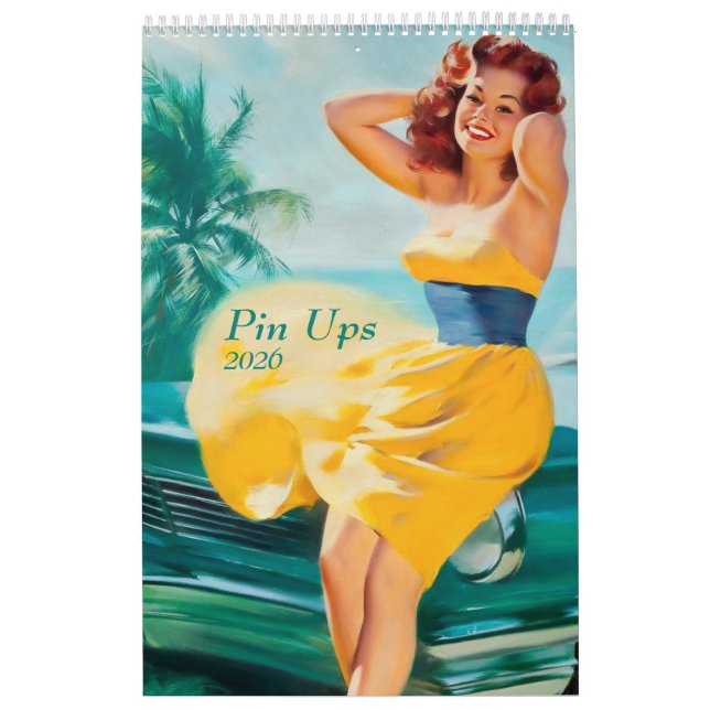 Calendário Pin Up 2026 (Capa)