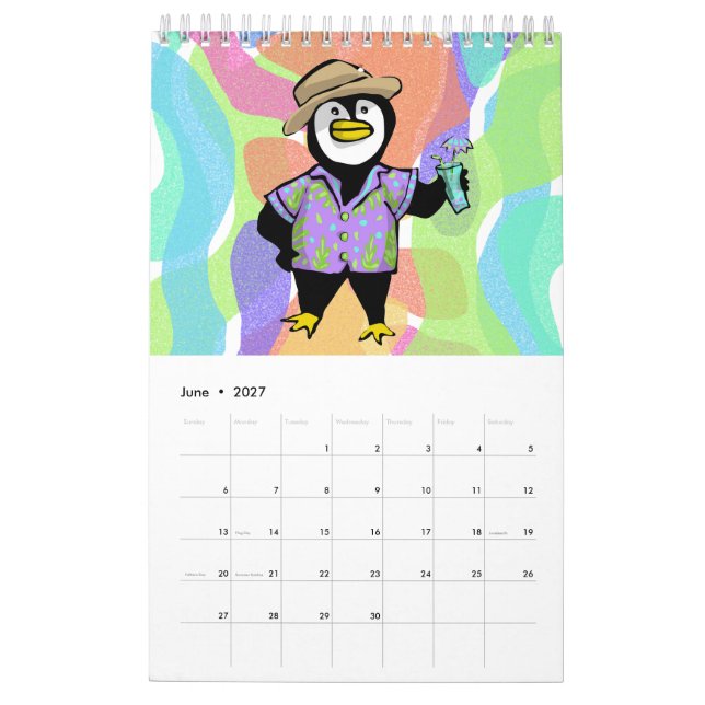 Calendário Pinguins 365 (Jun 2027)