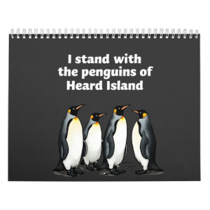 Calendário Pinguins contra Tarifas Anti Trump Garden Flag