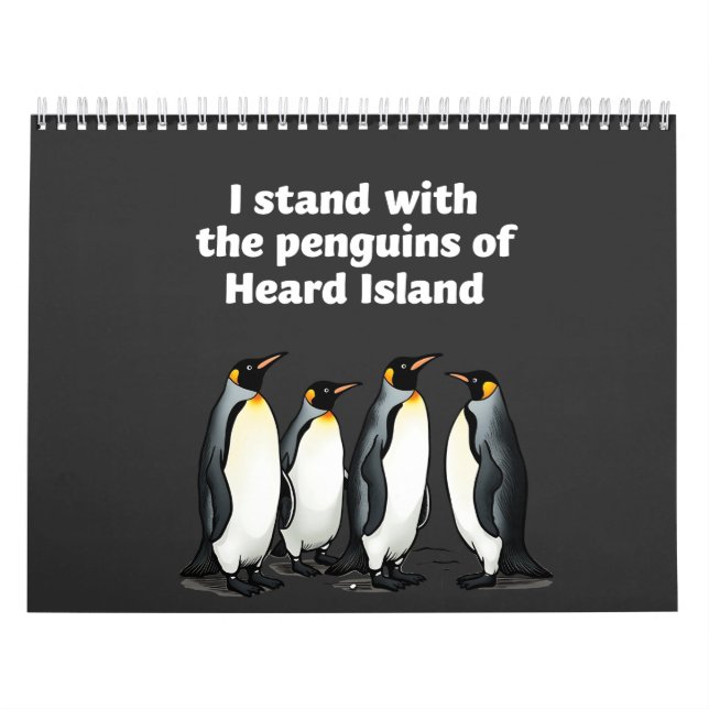 Calendário Pinguins contra Tarifas Anti Trump Garden Flag (Capa)