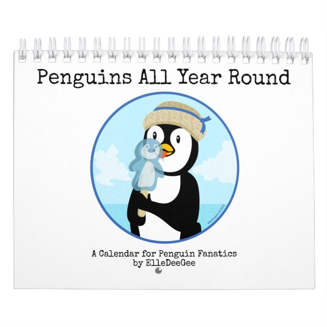 Calendário Pinguins todo o ano (Capa)