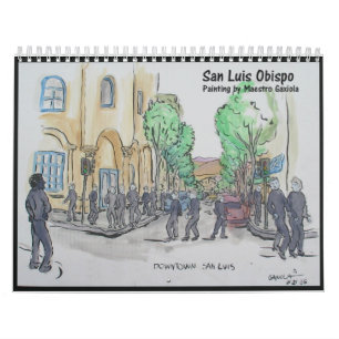 Calendário Pintura de San Luis Obispo