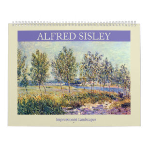 Calendário Pinturas de Alfred Sisley 2027