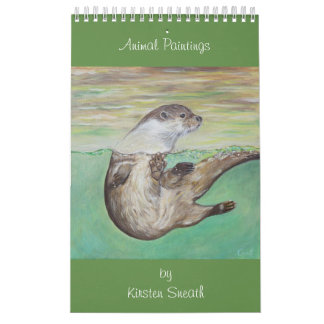 Calendário Pinturas de animais por Kirsten Sneath