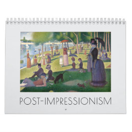 Calendário Pinturas de Arte Fina Pós-Impressionismo