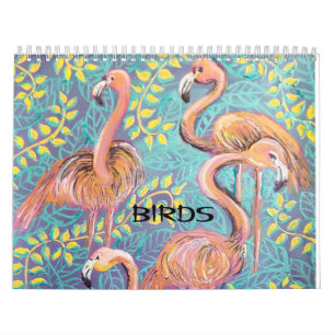 Calendário Pinturas de aves