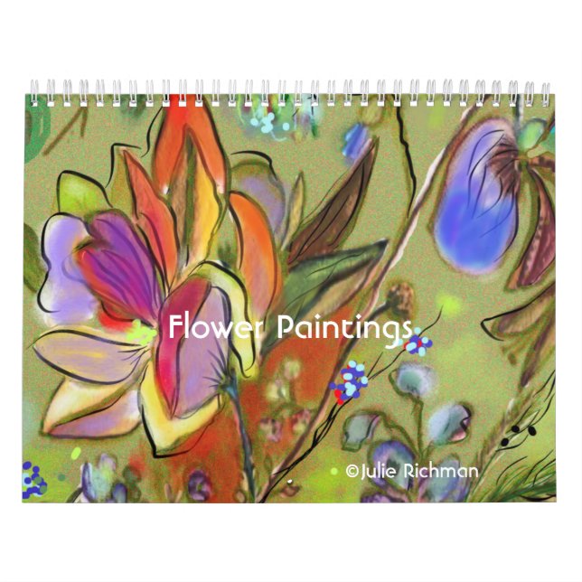 Calendário Pinturas de Flor (Capa)