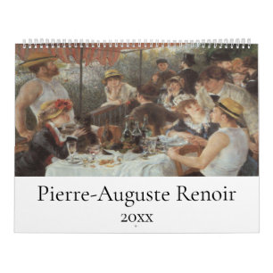 Calendário Pinturas do Impressionismo do Renoir Pierre-August