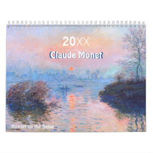 Calendário Pinturas Impressionistas do Rio de Claude Monet