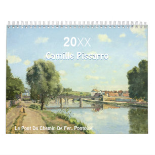 Calendário Pinturas Impressionistas Francesas de Camille Piss