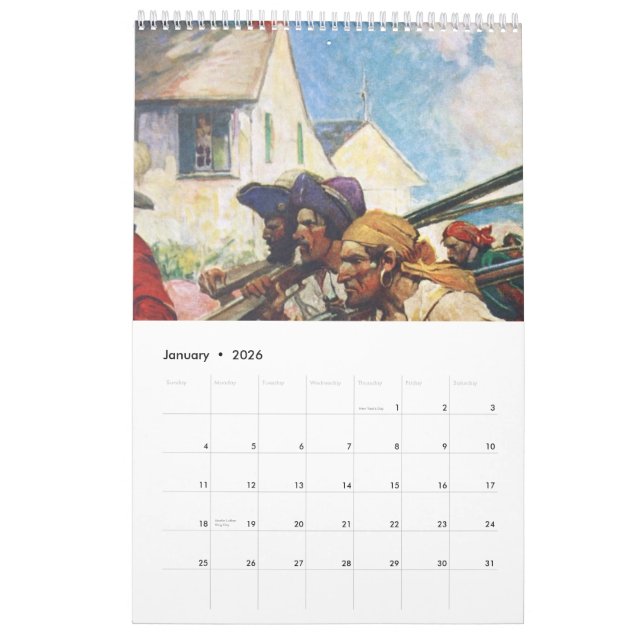 Calendário Piratas 2015 (Jan 2026)