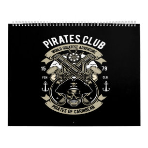 Calendário piratas clube maior aventura