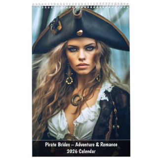 Calendário Pirate Brides – Adventure & Romance 2026 Calendar
