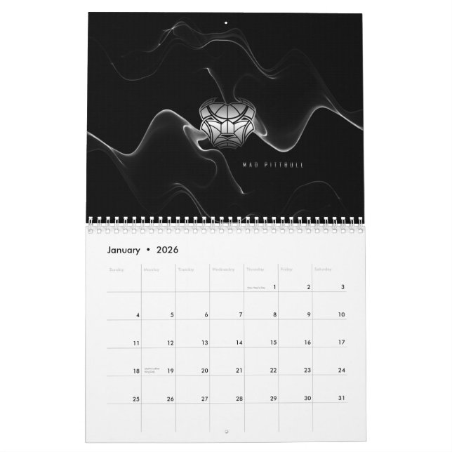 CALENDÁRIO PITBULL LOUCO (Jan 2026)