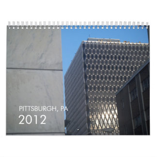 CALENDÁRIO PITTSBURGH, PA 2012