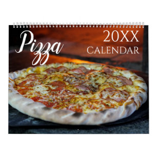 Calendário Pizza Pizzeria Comida 2027 Parede