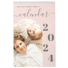 Calendário Planeador Personalizado de Fotografias Simples e R