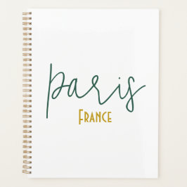 Calendário Planejador de Lembrança de Paris, Franç