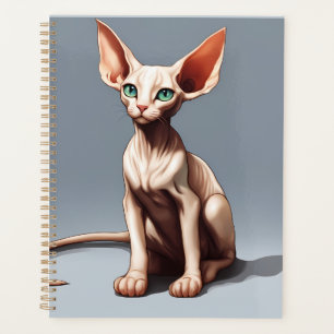 Calendário Planejador do Gato Sphynx Elfo 2026