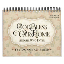 Planejador personalizado do presente da família da