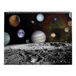 Calendário Planetas e Espaço Planetário