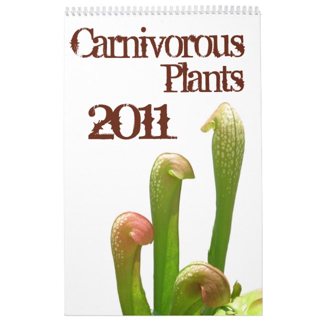 Calendário Plantas Carnívoras (Capa)