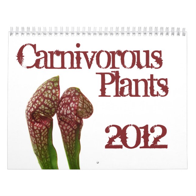 Calendário Plantas Carnívoras (Capa)
