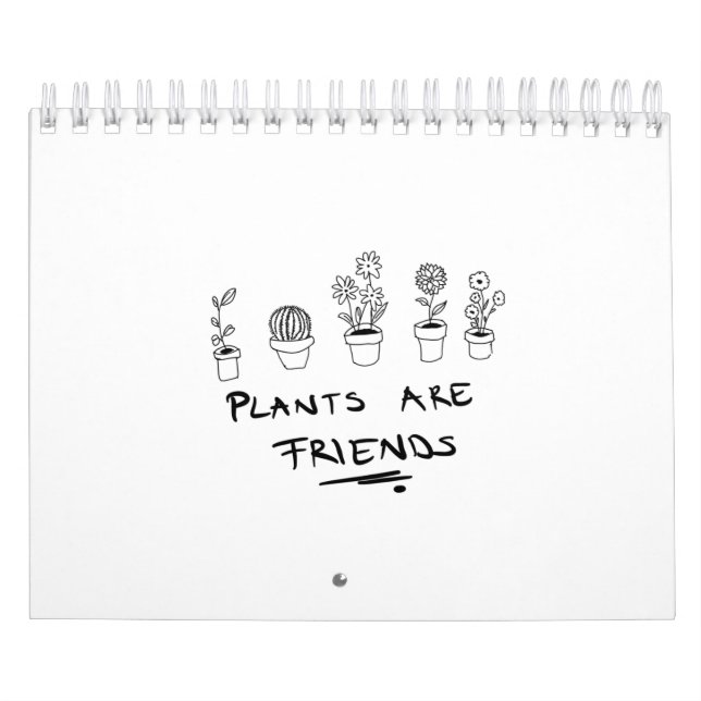 Calendário Plantas são amigas (Capa)