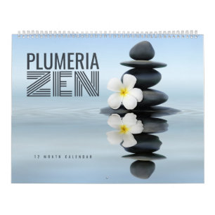 Calendário Plumeria Zen Calendar