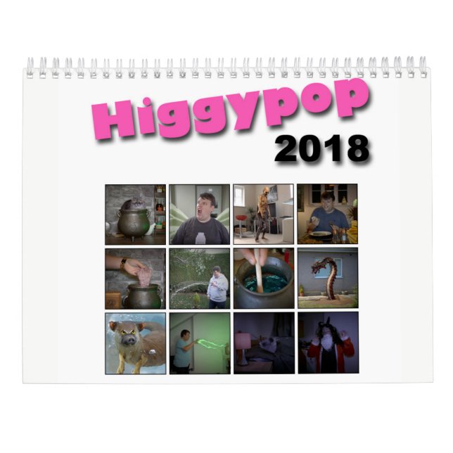 Calendário Poções Calendat 2018 de Higgypop (Verso)