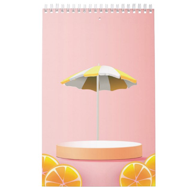 Calendário podium 3d (Capa)