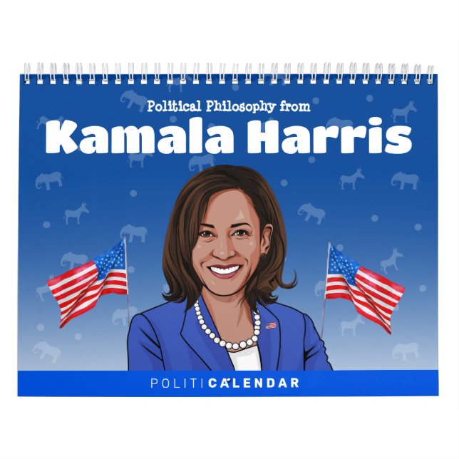 Calendário Político de Filosofia de Kamala Harris (Capa)